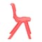 Flash Furniture Red Plastic Stackable School Chair with 12'' Seat Height, PK4 4-YU-YCX4-001-RED-GG - alternate 10